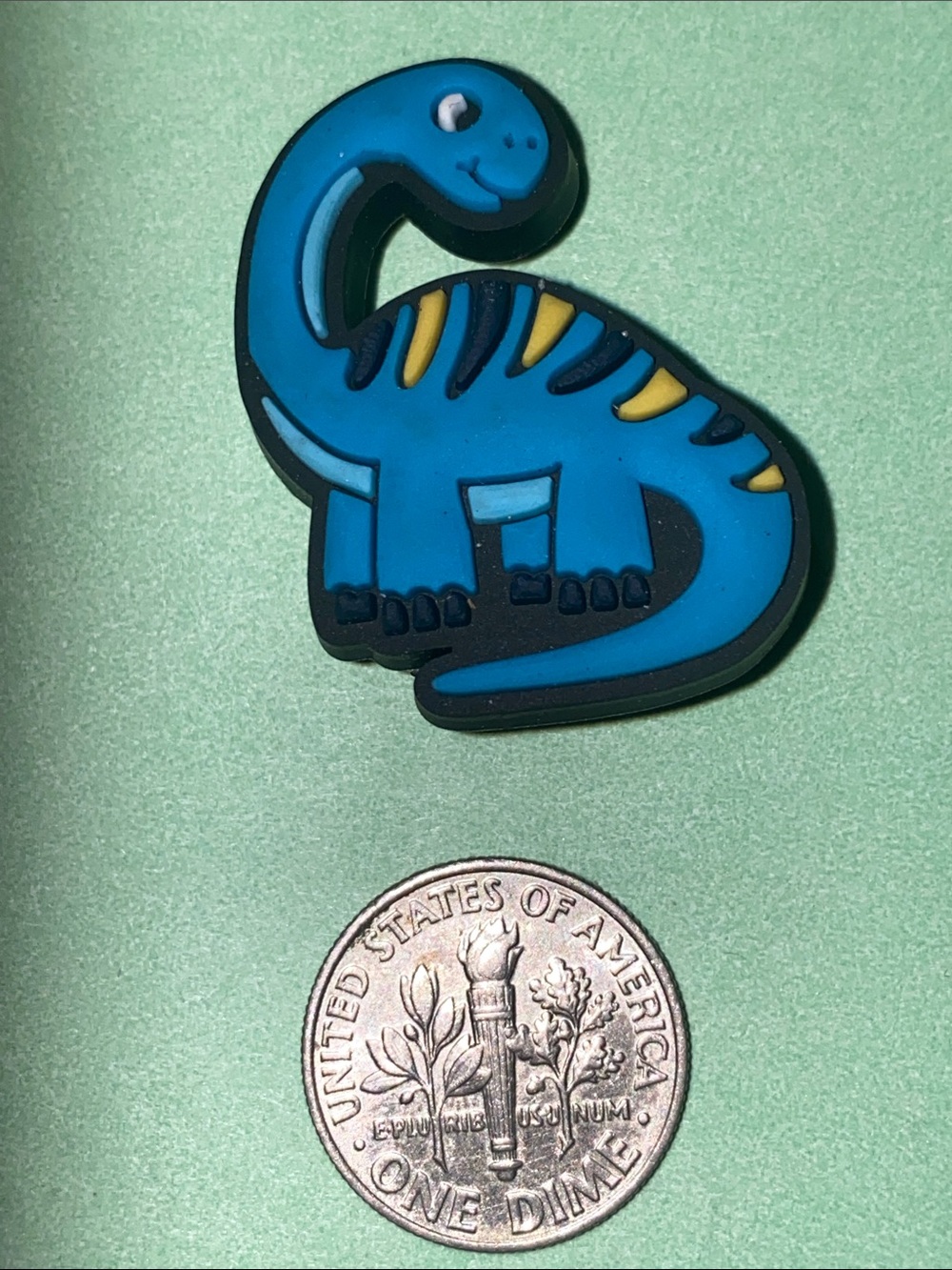(10 for $15) Apatosaurus Dinosaur Crocs Shoes Charms